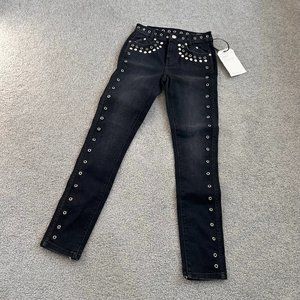 Current/Elliott 7-pocket High Waist Ankle Skinny Stiletto Jeans Size 23  - 1E952